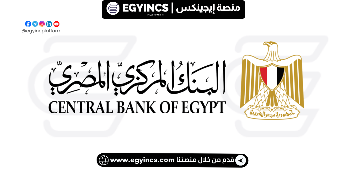التدريب الصيفي للطلاب في البنك المركزي المصري Central Bank Of Egypt CBE Summer Internship for Students